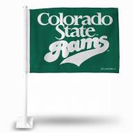 Colorado State Rams College Car Flag