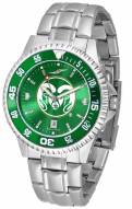 Colorado State Rams Competitor Steel AnoChrome Color Bezel Men's Watch