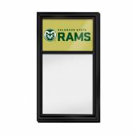 Colorado State Rams Dry Erase Note Board