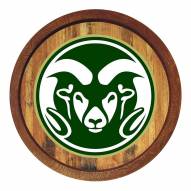 Colorado State Rams "Faux" Barrel Top Sign
