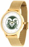 Colorado State Rams Gold Mesh Statement Watch