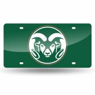 Colorado State Rams Laser Cut License Plate