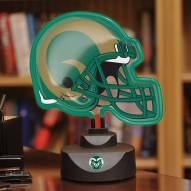 Colorado State Rams Neon Helmet Desk Lamp