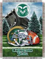 Colorado State Rams NCAA Woven Tapestry Throw Blanket