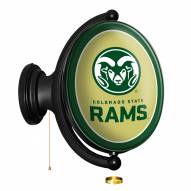 Colorado State Rams Oval Rotating Lighted Wall Sign