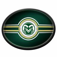 Colorado State Rams Oval Slimline Lighted Wall Sign