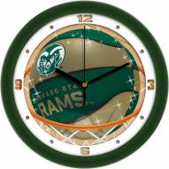 Colorado State Rams Slam Dunk Wall Clock