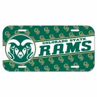 Colorado State Rams License Plate