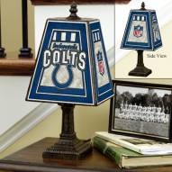 Indianapolis Colts NFL Hand-Painted Art Glass Table Lamp