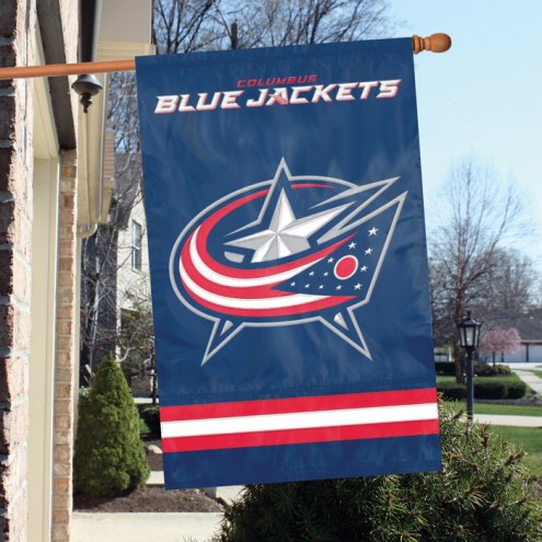 Columbus Blue Jackets Applique Banner Flag
