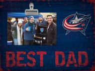 Columbus Blue Jackets Best Dad Clip Frame