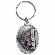 Columbus Blue Jackets Carved Metal Key Chain