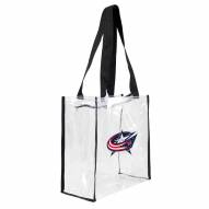 Columbus Blue Jackets Clear Square Stadium Tote