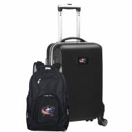 Columbus Blue Jackets Deluxe 2-Piece Backpack & Carry-On Set