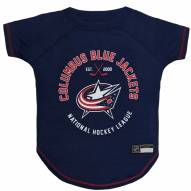 Columbus Blue Jackets Dog Tee Shirt