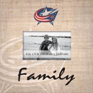 Columbus Blue Jackets Family Picture Frame