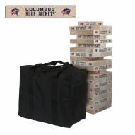 Columbus Blue Jackets Giant Wooden Tumble Tower Game