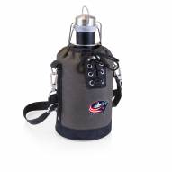 Columbus Blue Jackets Insulated Growler Tote with 64 oz. Stainless Steel Growler