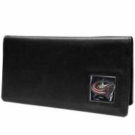 Columbus Blue Jackets Leather Checkbook Cover