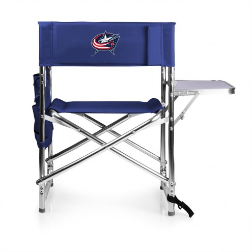 Columbus Blue Jackets Navy Sports Folding Chair