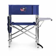 Columbus Blue Jackets Navy Sports Folding Chair