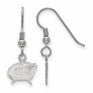 Columbus Blue Jackets Sterling Silver Extra Small Dangle Earrings