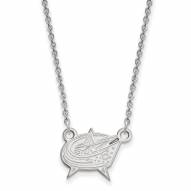 Columbus Blue Jackets Sterling Silver Small Pendant Necklace