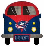 Columbus Blue Jackets Team Bus Sign