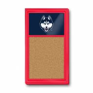 Connecticut Huskies Cork Note Board