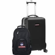 Connecticut Huskies Deluxe 2-Piece Backpack & Carry-On Set
