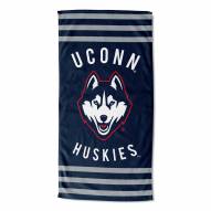 Connecticut Huskies Stripes Beach Towel