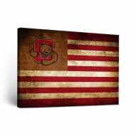 Cornell Big Red Vintage Canvas Wall Art