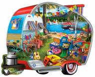 Countours Happy Campers 1000 Piece Shaped Puzzle