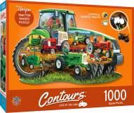 Countours Tractor 1000 Piece Shaped Puzzle
