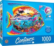 Countours Tropical Fish 1000 Piece Shaped Puzzle