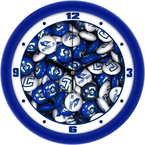 Creighton Bluejays Candy Wall Clock