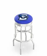 Creighton Bluejays Double Ring Swivel Barstool with Ribbed Accent Ring