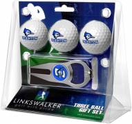 Creighton Bluejays Golf Ball Gift Pack with Hat Trick Divot Tool