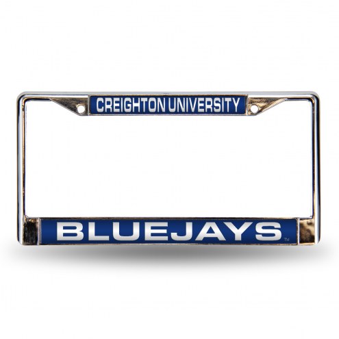 Creighton Bluejays Laser Chrome License Plate Frame