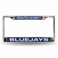 Creighton Bluejays Laser Chrome License Plate Frame