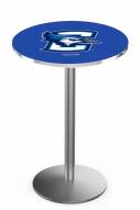 Creighton Bluejays Stainless Steel Bar Table with Round Base
