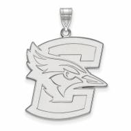 Creighton Bluejays Sterling Silver Extra Large Pendant