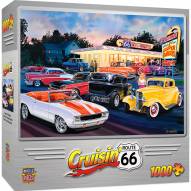 Cruisin' Route 66 Dogs & Burgers 1000 Piece Puzzle