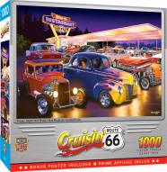 Cruisin' Route 66 Friday Night Hot Rod's 1000 Piece Puzzle