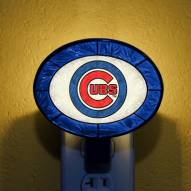 Chicago Cubs MLB Stained Glass Night Light