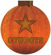 Dallas Cowboys 12" Halloween Pumpkin Sign