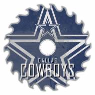 Dallas Cowboys 12" Rustic Circular Saw Sign