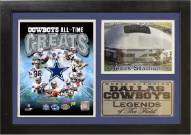 Dallas Cowboys 12" x 18" Greats Photo Stat Frame