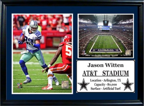 Dallas Cowboys 12&quot; x 18&quot; Jason Witten Photo Stat Frame