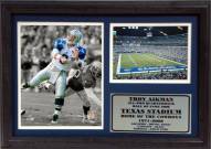 Dallas Cowboys 12" x 18" Troy Aikman Photo Stat Frame